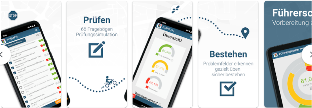 ادرس للامتحان النظري للحصول على رخصة القيادة في ألمانيا مجاناً